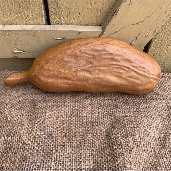 Vintage Sorensen Monkey Pod Serving Tray Wooden - Picture 3 of 4